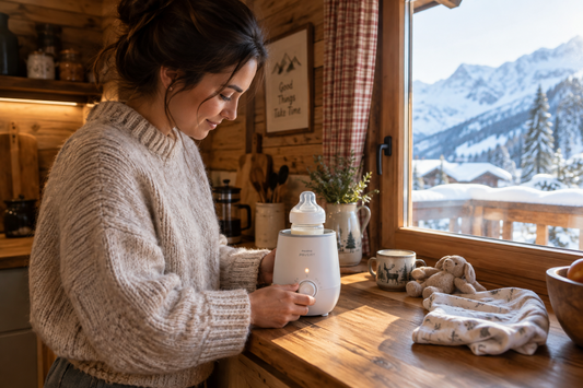 Comment chauffer le biberon de son bébé dans un gîte ou un chalet ?