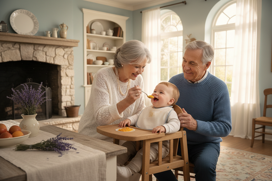 Comment gérer les repas de son bébé chez les grands-parents ?