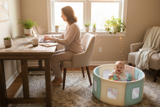 Comment télétravailler avec un bébé à la maison ?