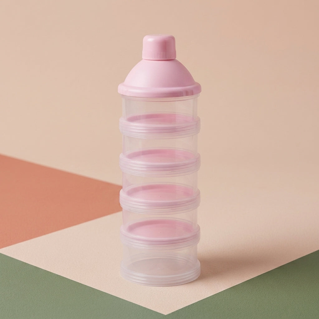 Dosi Boîte doseuse lait 5 étages rose